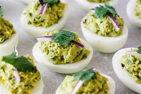 avocado-deviled-eggs-guacamole-deviled-eggs image