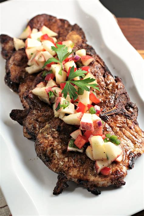 spicy-grilled-pork-chops-with-apple-salsa image
