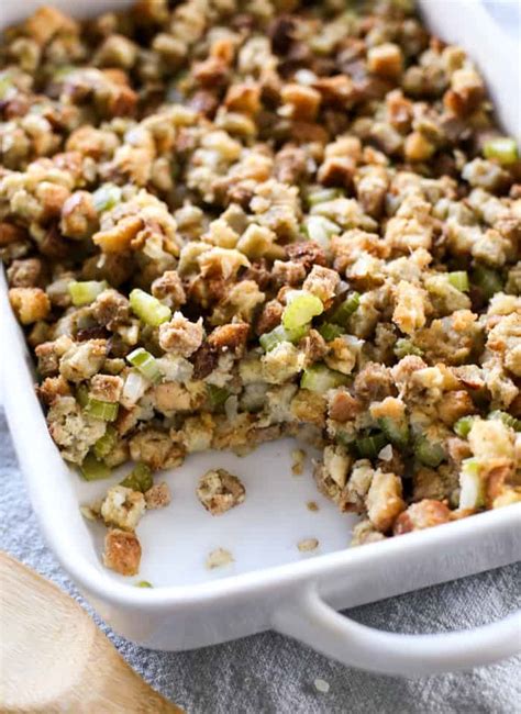 easy-traditional-homemade-stuffing-oven-baked image