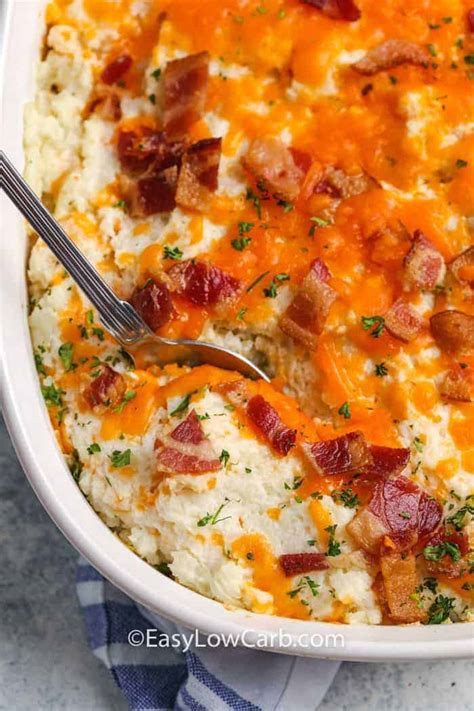 loaded-cauliflower-casserole-easy-low-carb image