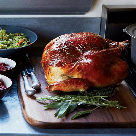 bourbon-glazed-turkey-with-pearl-onion-giblet-gravy image