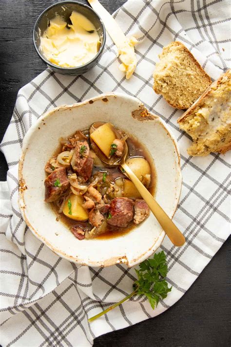dublin-coddle-recipe-irish-sausage-and-potato-stew image