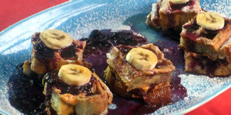 peanut-butter-french-toast-waffles-with-mixed-berry image