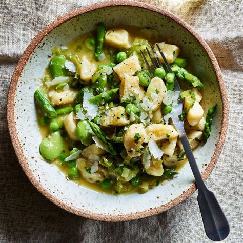 ricotta-gnocchi-with-spring-vegetables-recipe-eatingwell image