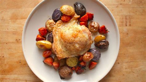 baked-chicken-thighs-with-root-vegetables image