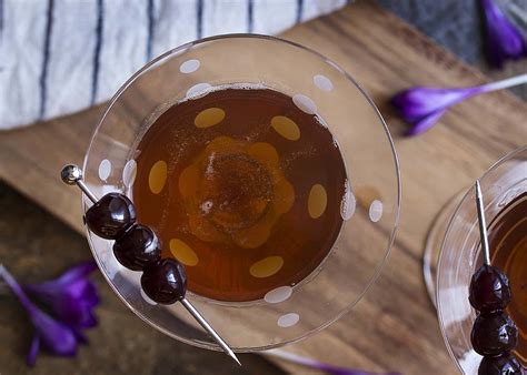 classic-manhattan-cocktail-with-amarena-cherries image