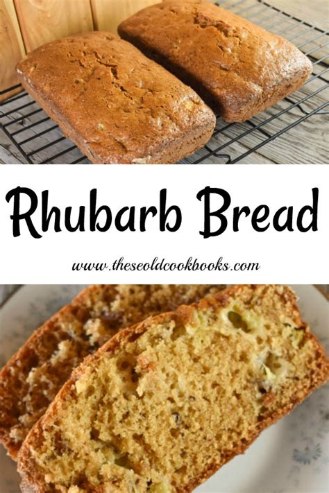rhubarb-bread-recipe-with-fresh-rhubarb-making-2-loaves image