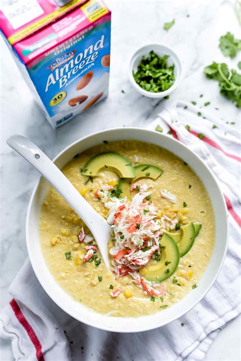 chilled-corn-and-crab-soup-recipe-foodiecrushcom image