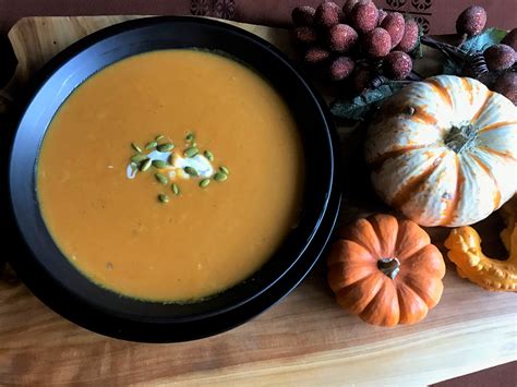 spicy-pumpkin-soup-recipe-the-art-of-food-and-wine image