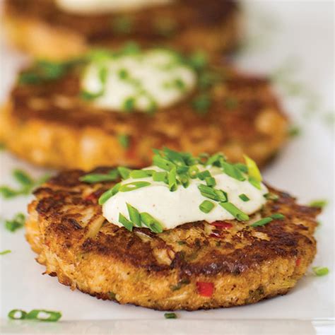 crab-cakes-with-remoulade-sauce-recipe-paula-deen-magazine image