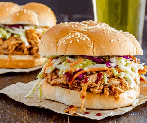 instant-pot-pulled-pork-sandwiches-fork-to-spoon image