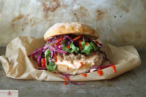 grilled-asian-pork-burger-heather-christo image