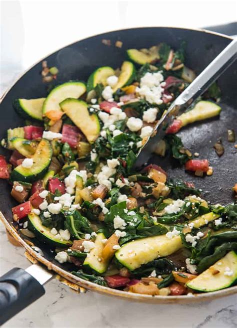 sauteed-swiss-chard-and-summer-squash-two-lucky image
