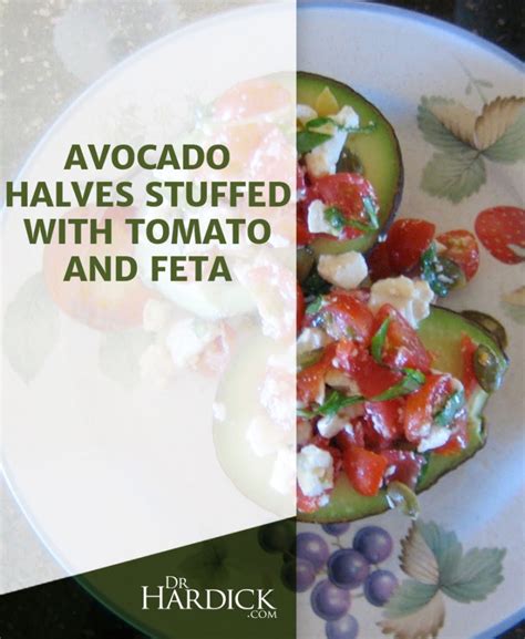 avocado-halves-stuffed-with-tomato-feta-drhardick image