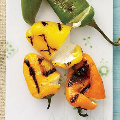 cheese-stuffed-grilled-peppers-recipe-myrecipes image