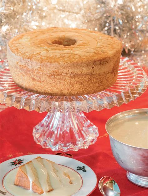 sour-cream-pound-cake-with-boiled-custard image