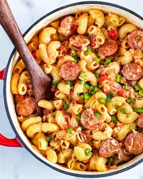 creole-pasta-wandouille-sausage image