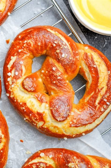 homemade-soft-pretzels-with-cheese-dip image