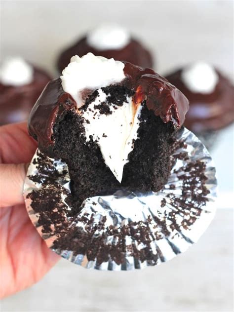 dark-chocolate-cream-filled-cupcakes-the image