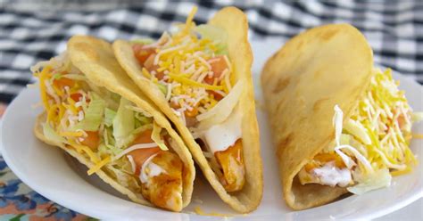 easy-ranch-chicken-tacos-with-homemade-crispy-taco-shells image