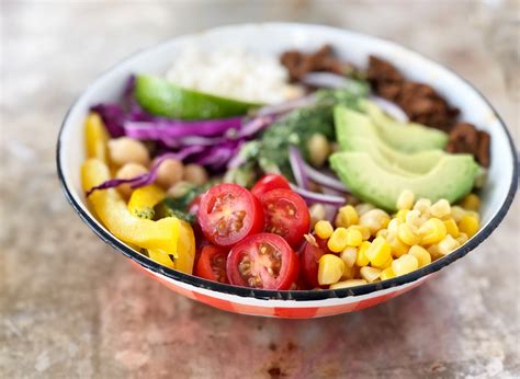 mexican-bowl-recipe-with-cilantro-lime-dressing image