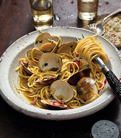 linguine-with-clams-and-chiles-saveur image