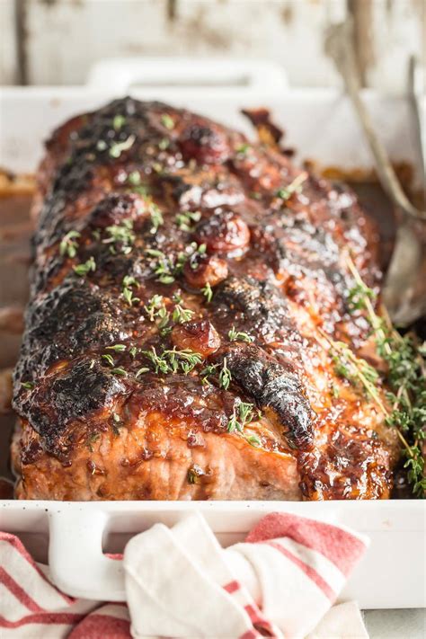 roast-pork-loin-with-a-raspberry-balsamic-glaze image