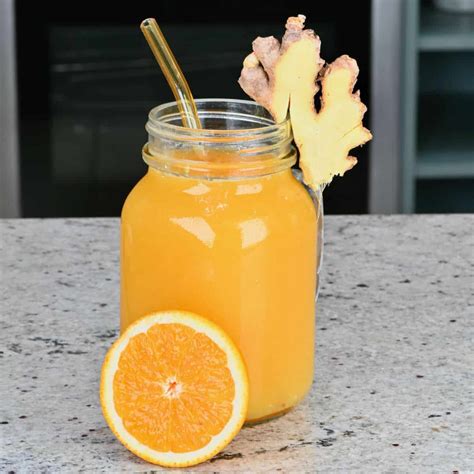 simple-and-fresh-orange-juice-with-ginger image