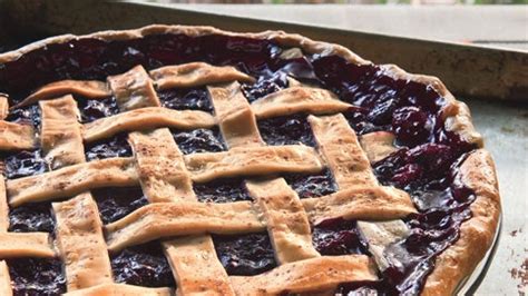 cranberry-and-wild-blueberry-pie-recipe-bon-apptit image