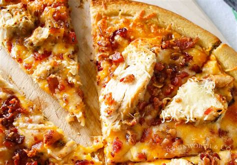 grilled-chicken-bacon-pizza-with-garlic-cream-sauce image