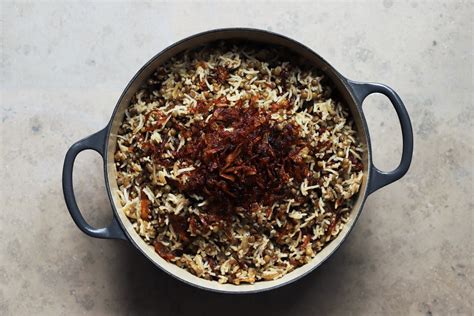 mujadara-lentils-and-rice-with-crispy-onions-cardamom image