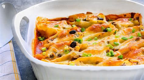 mexican-style-stuffed-shells-recipe-tablespooncom image