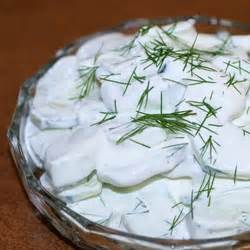 cucumbers-with-sour-cream-and-dill-recipes-food image