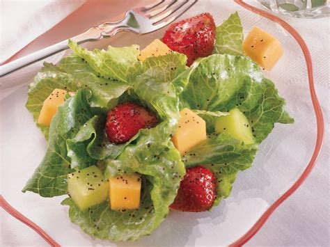 romaine-and-fruit-salad-with-citrus-poppy-seed-vinaigrette image
