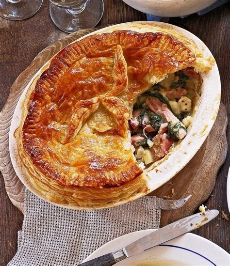 ham-and-spinach-pie-recipe-delicious-magazine image