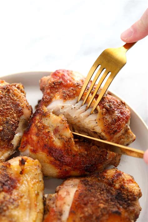 best-crispy-baked-chicken-thighs-fit-foodie-finds image