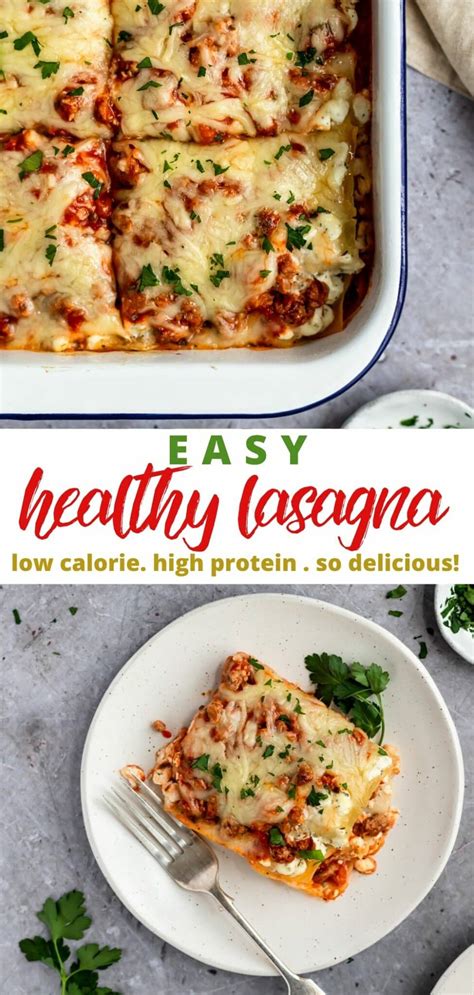 easy-healthy-lasagna image