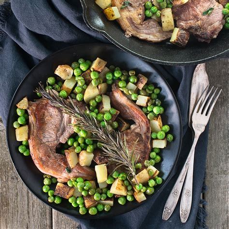 one-pan-lamb-chops-with-crispy-potatoes-and-minty image