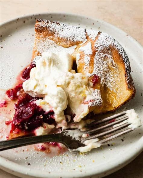 dutch-baby-with-cranberry-compote-lindsey-eats image