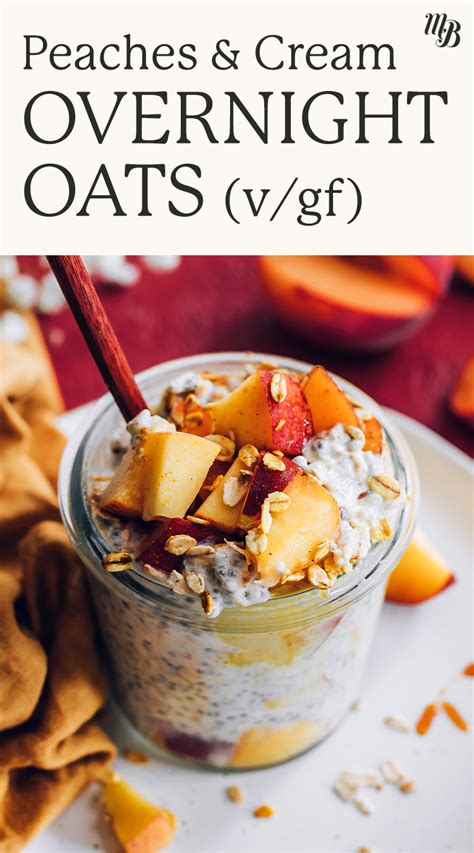 peaches-and-cream-overnight-oats-minimalist-baker image