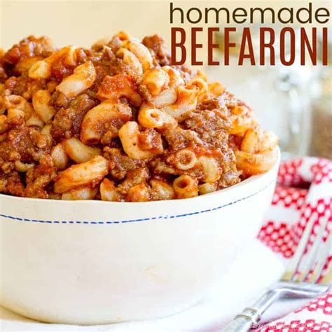 homemade-beefaroni-recipe-with-5-ingredients image