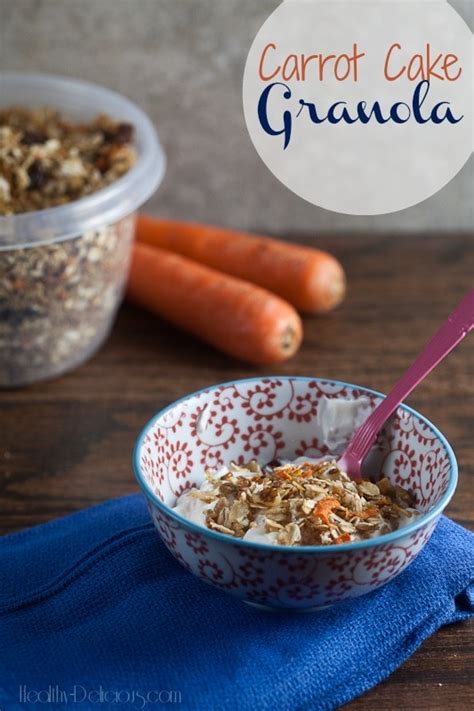 carrot-cake-granola-healthy-delicious image