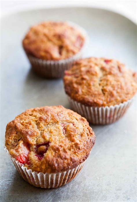 strawberry-oatmeal-muffins-recipe-simply image