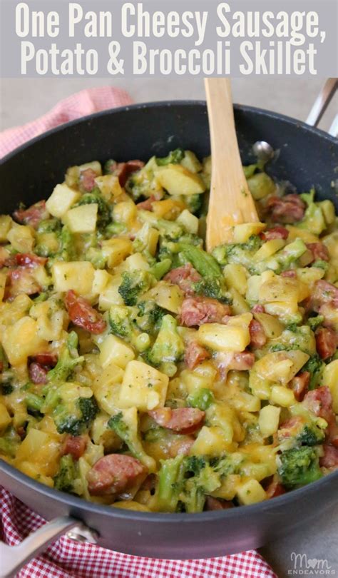 cheesy-sausage-potato-and-broccoli-skillet-mom image