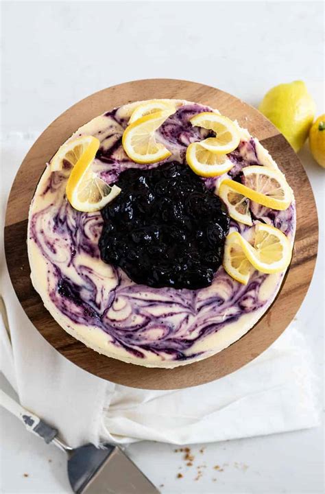 lemon-blueberry-cheesecake-the-marble-kitchen image