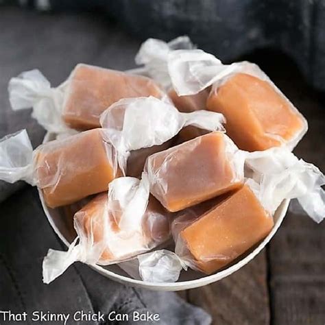 soft-chewy-cream-caramels-that-skinny-chick-can-bake image