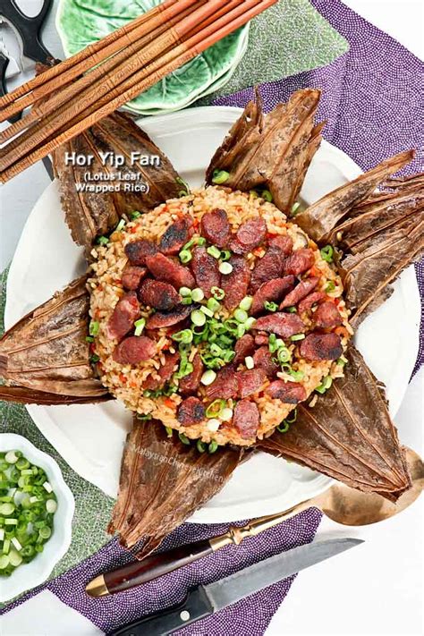 hor-yip-fan-lotus-leaf-wrapped-rice-malaysian image