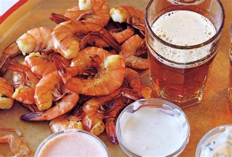 shrimp-with-three-dipping-sauces-recipe-leites-culinaria image