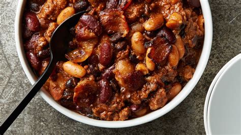slow-cooker-cowboy-beans-recipe-tablespooncom image