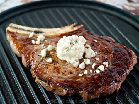 grilled-ribeye-with-blue-cheese-and-garlic-butter image